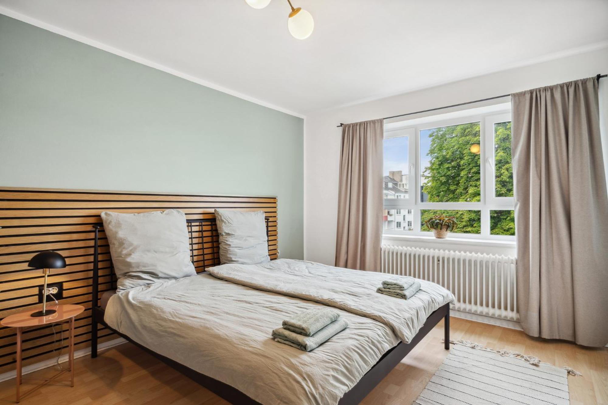 Zentrale Wohnung 3 Zimmer 24H Check In Kiel Luaran gambar